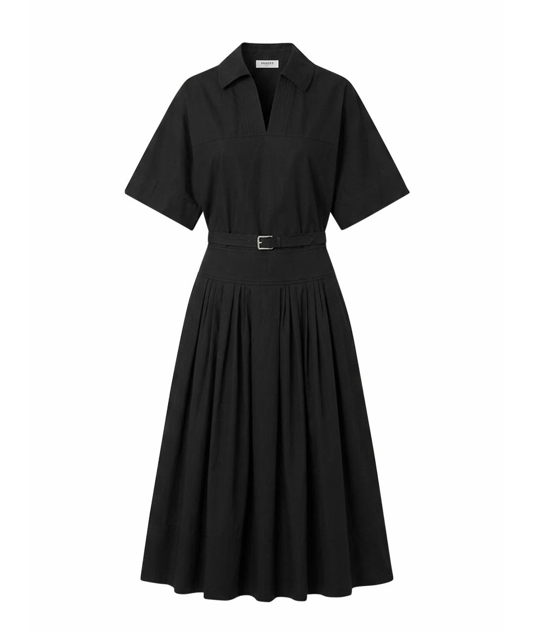 HERMES Черная хлопковая блузы, фото 1