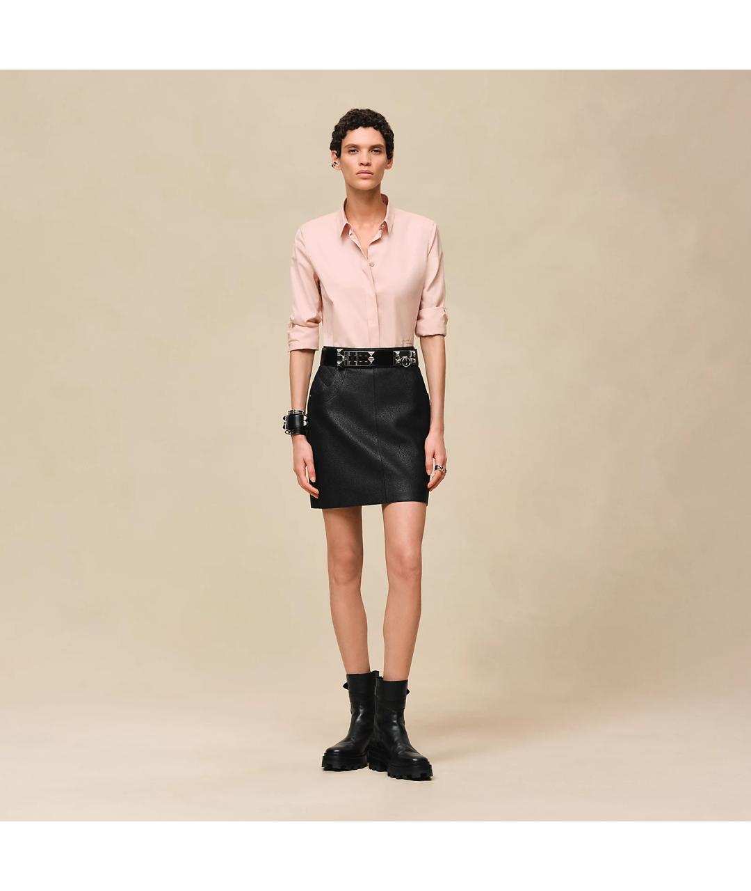 HERMES Розовая хлопковая рубашка, фото 2