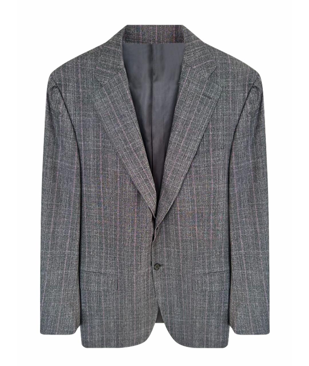 CANALI Антрацитовый классический костюм, фото 1