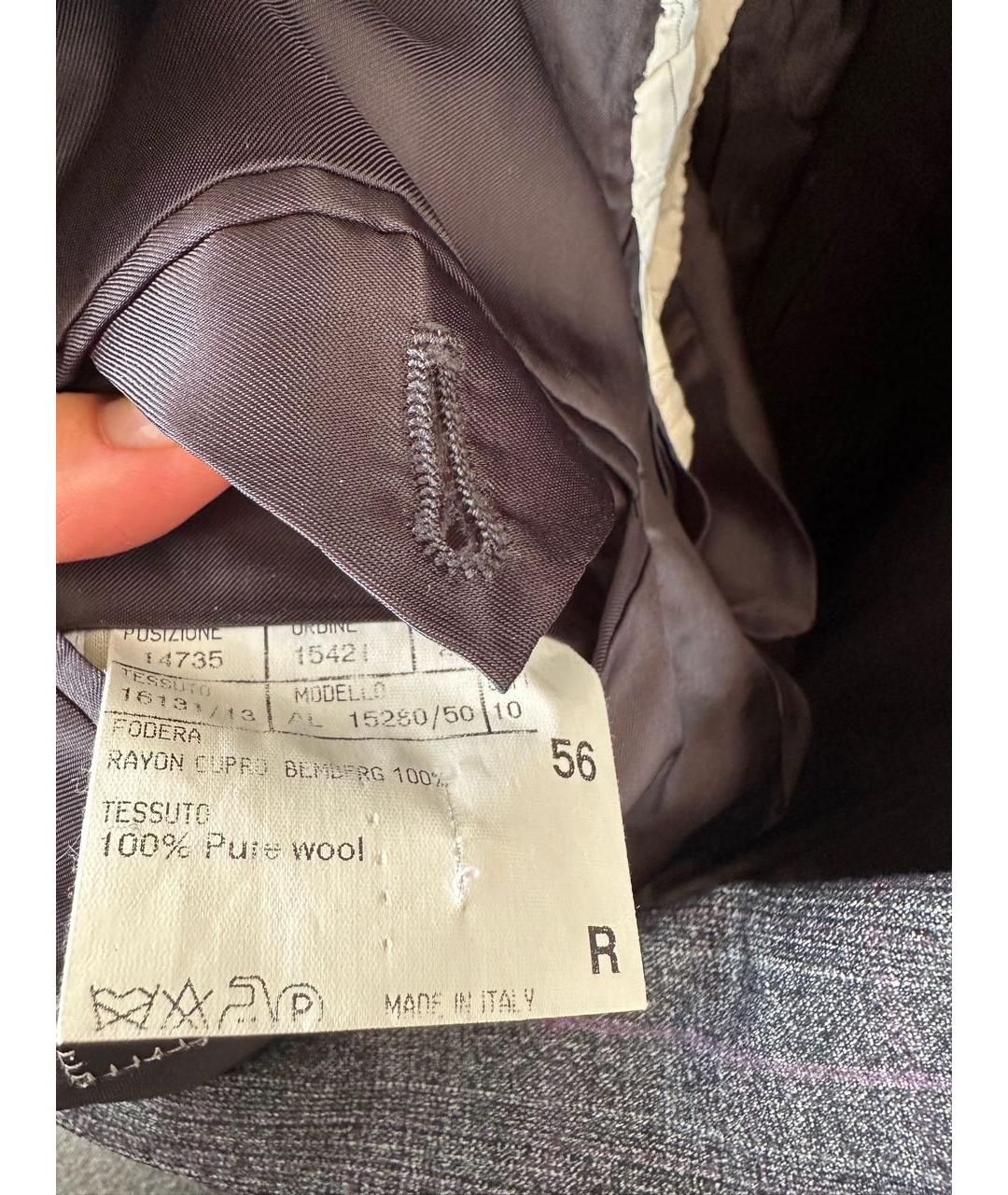 CANALI Антрацитовый классический костюм, фото 3