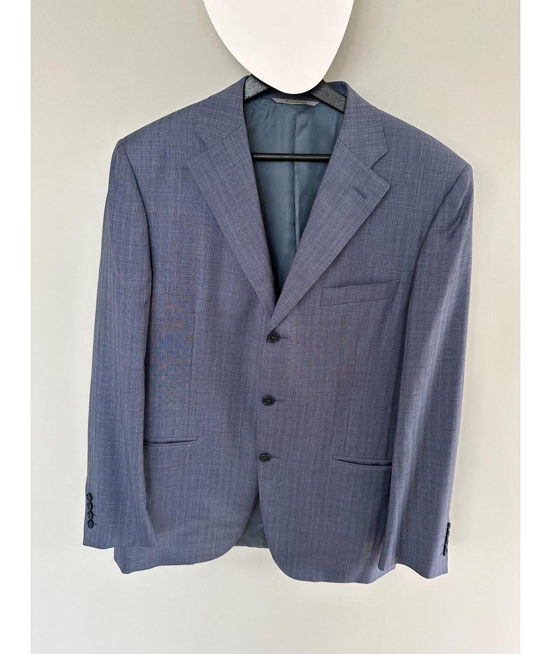 CANALI Синий классический костюм, фото 5