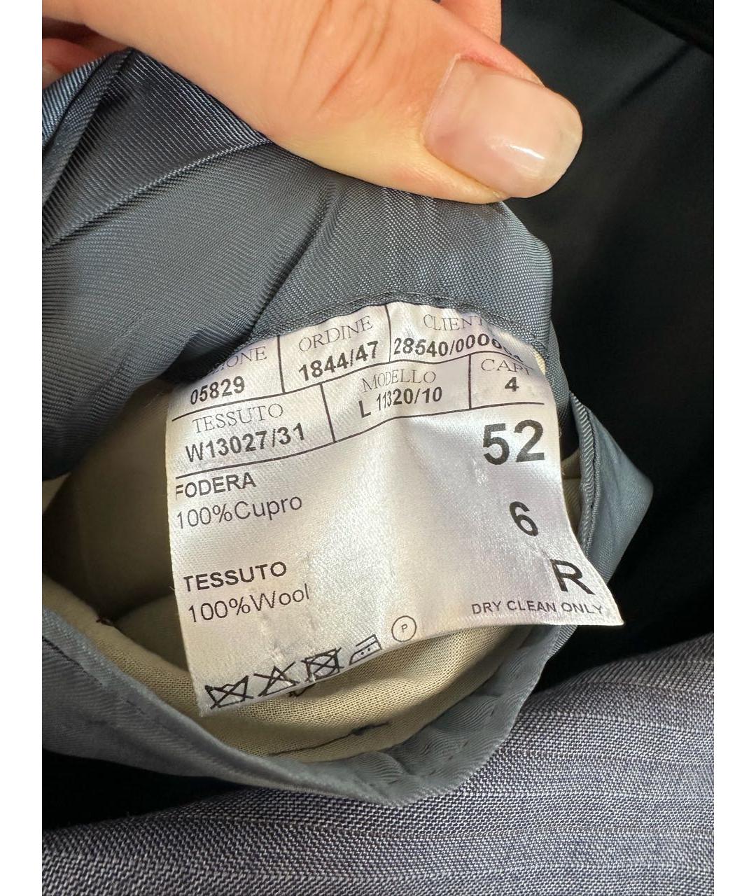 CANALI Синий классический костюм, фото 3