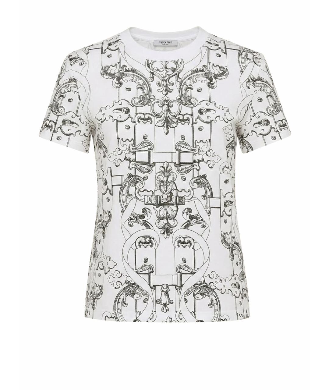 HERMES Белая хлопковая футболка, фото 1