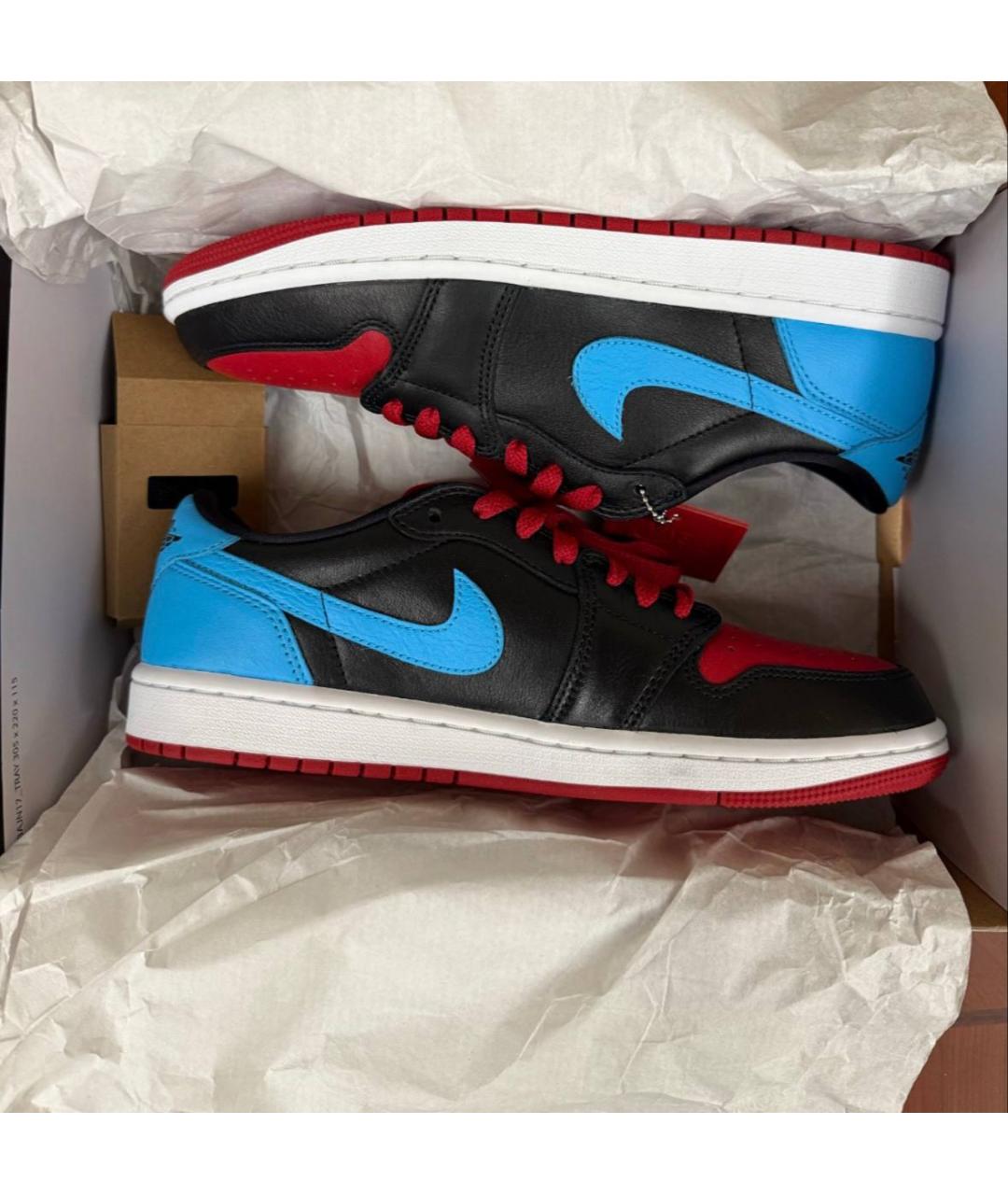 JORDAN Мульти кожаные низкие кроссовки / кеды, фото 2