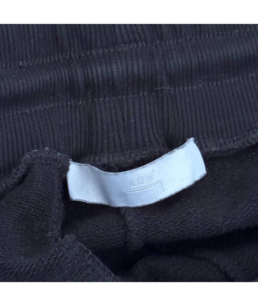 A-COLD-WALL* Черные хлопковые шорты, фото 3