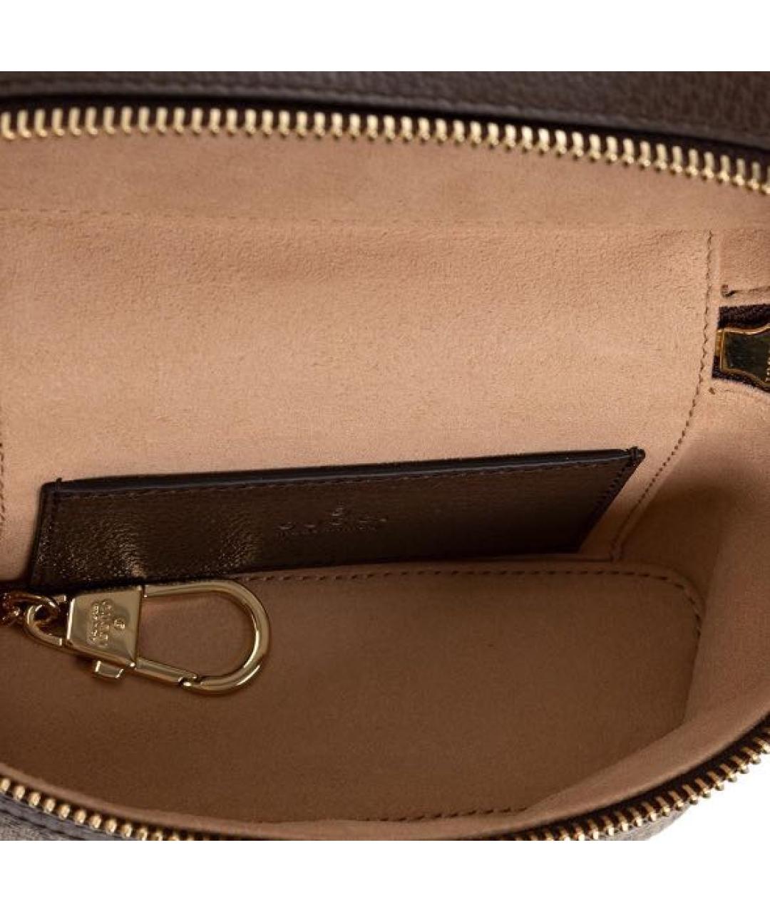 GUCCI Коричневая сумка с короткими ручками, фото 3