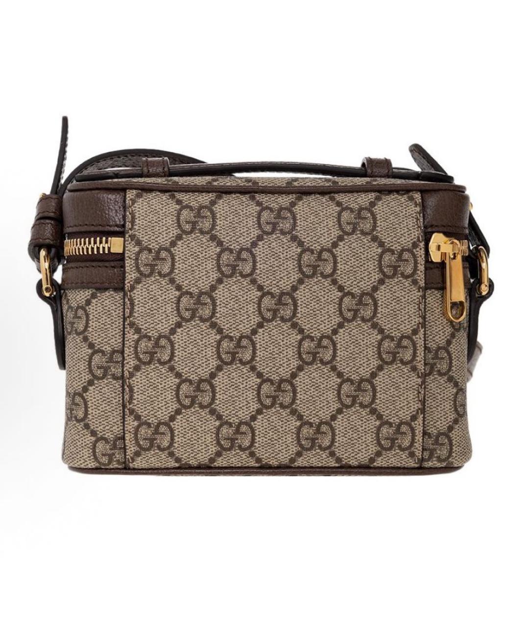 GUCCI Коричневая сумка с короткими ручками, фото 2