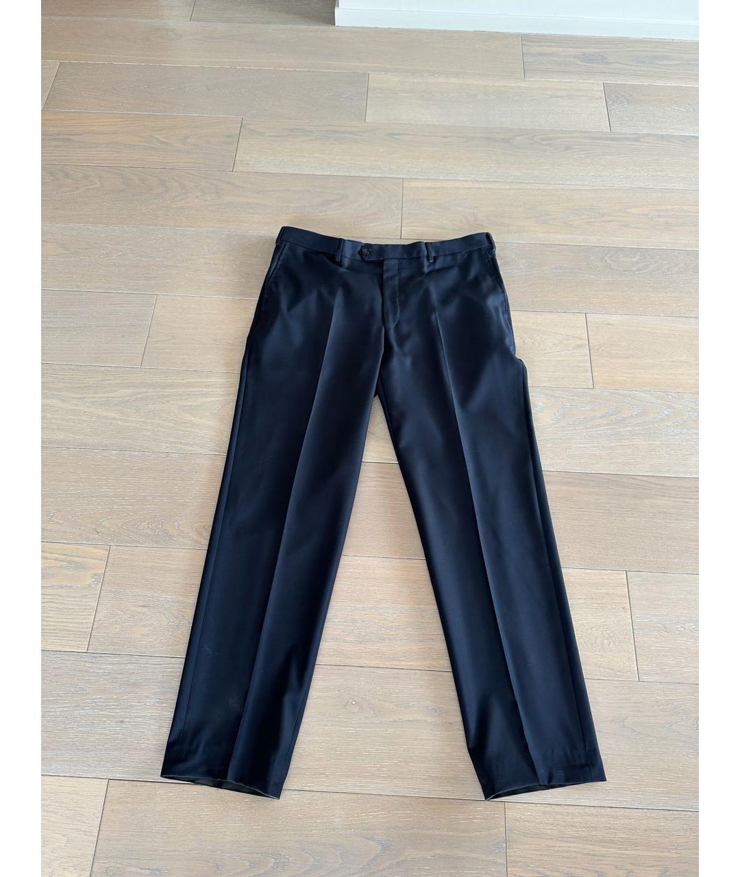 PAL ZILERI Синие повседневные брюки, фото 4