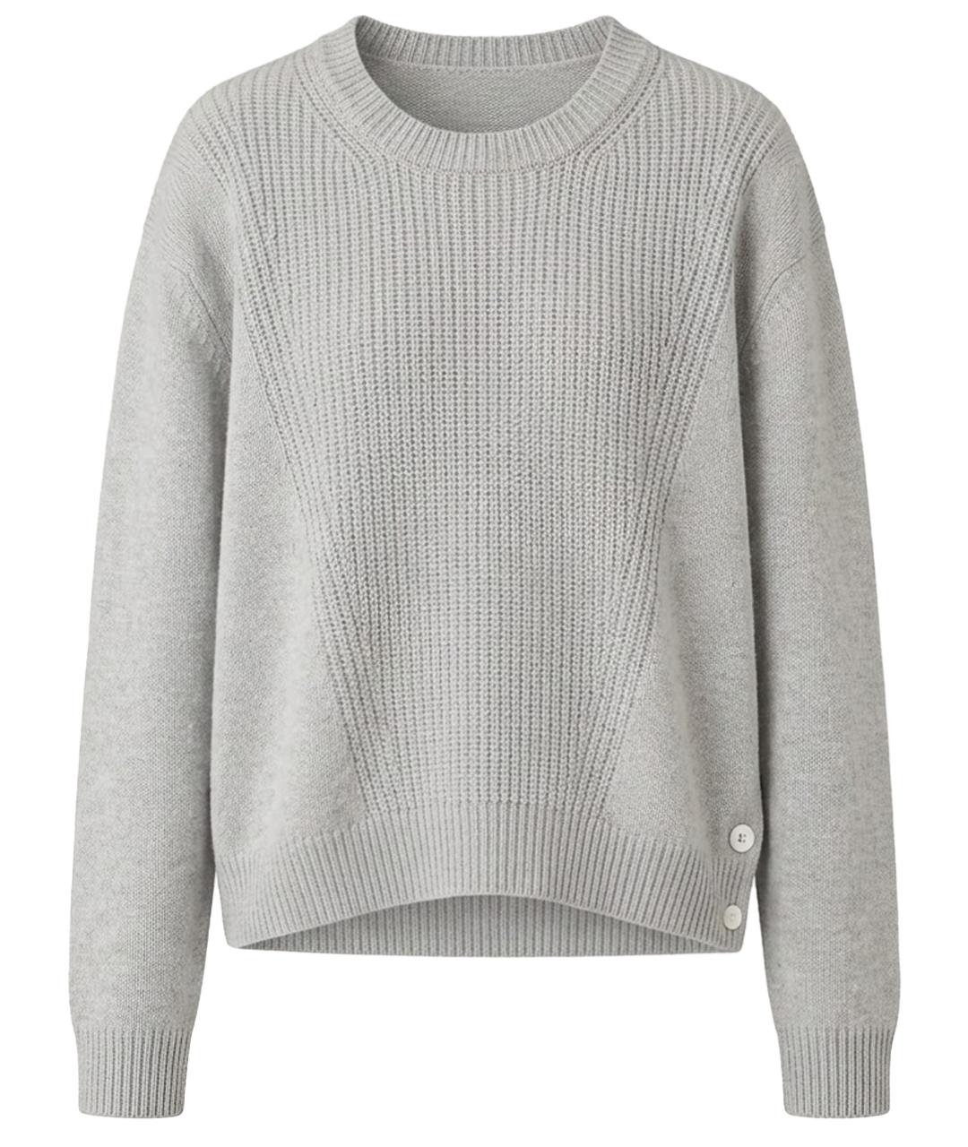 HERMES Серый кашемировый джемпер / свитер, фото 1