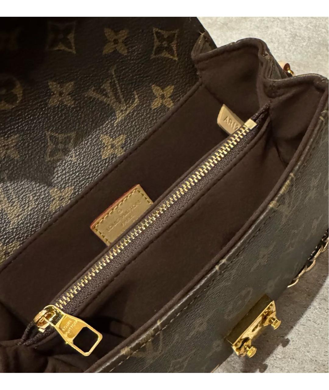 LOUIS VUITTON Коричневая сумка через плечо, фото 4