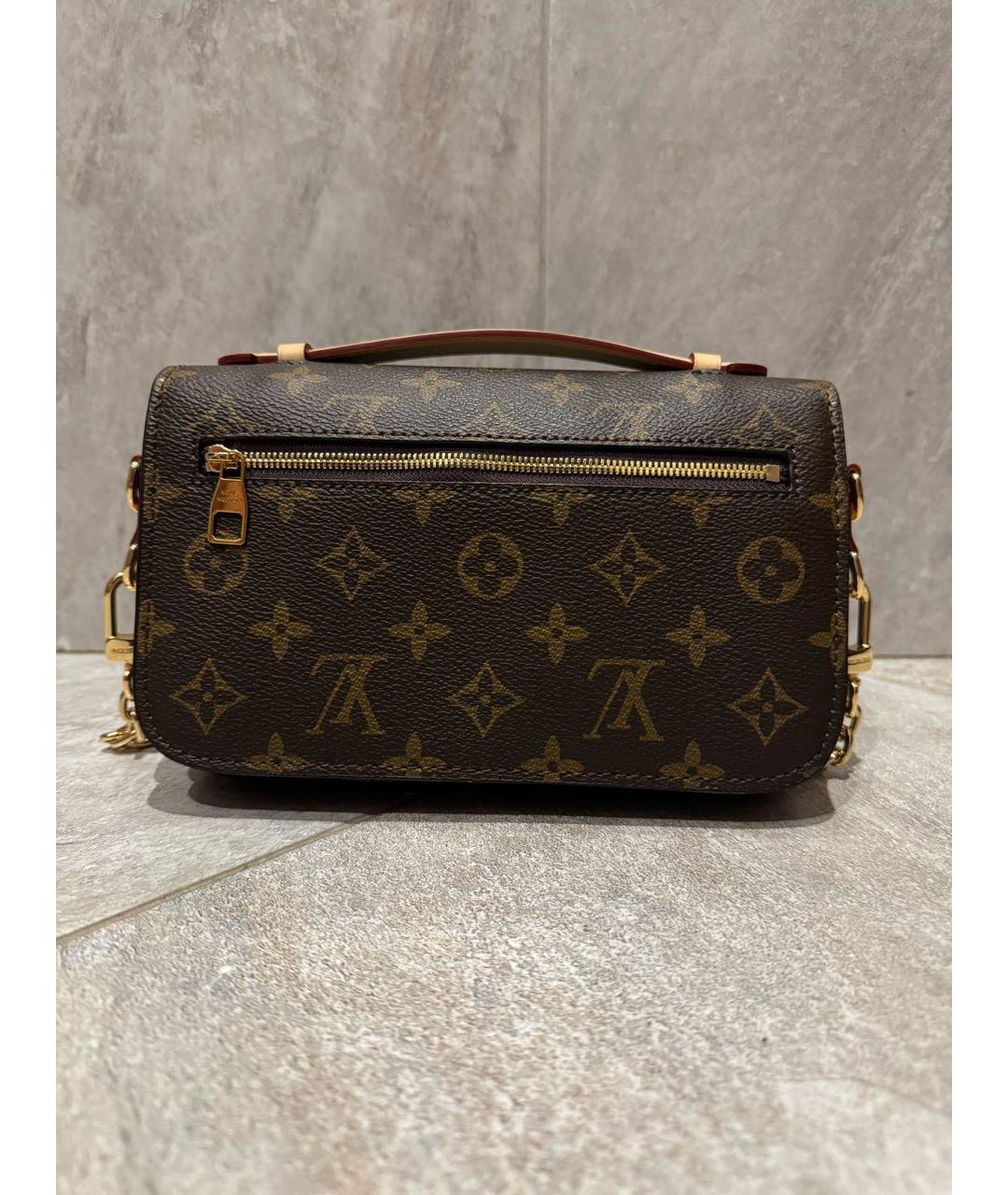 LOUIS VUITTON Коричневая сумка через плечо, фото 3