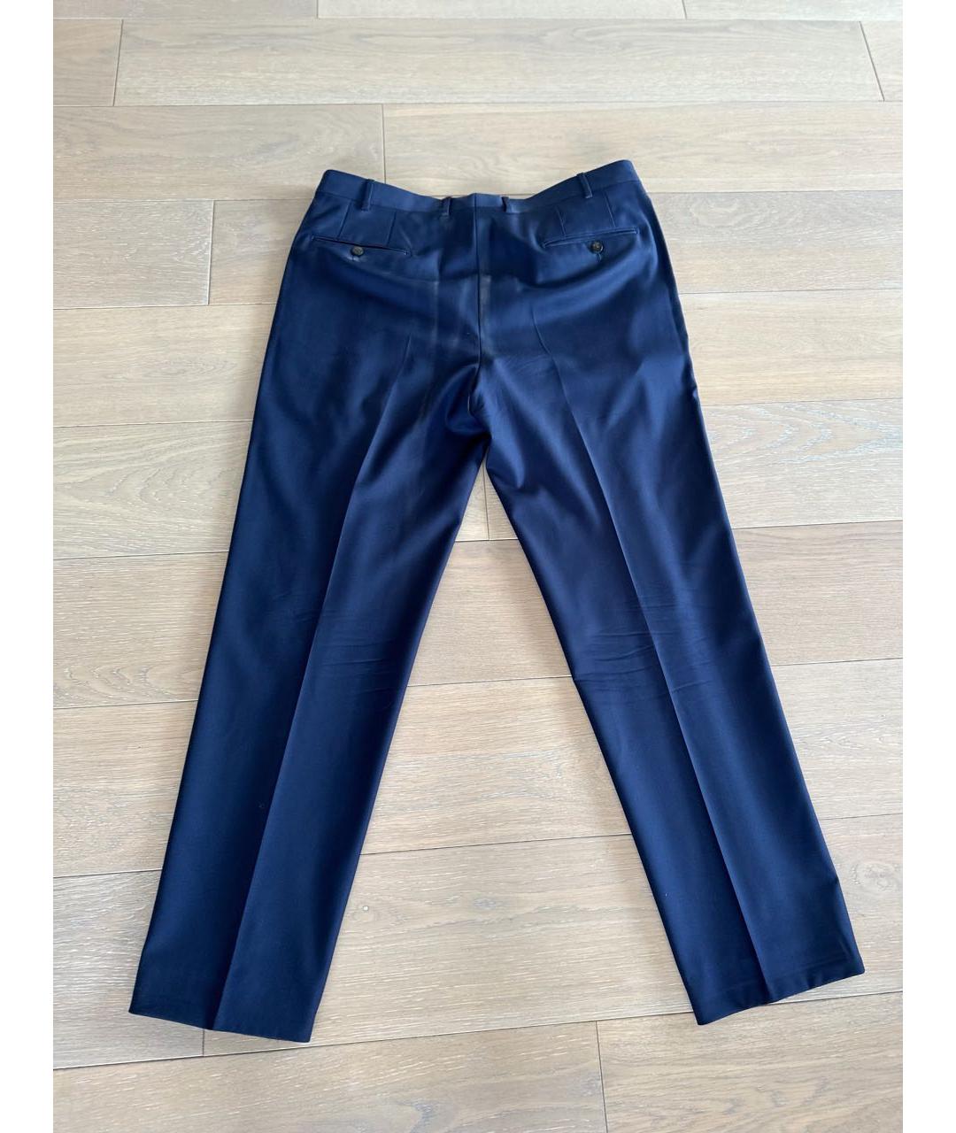 PAL ZILERI Синие классические брюки, фото 2