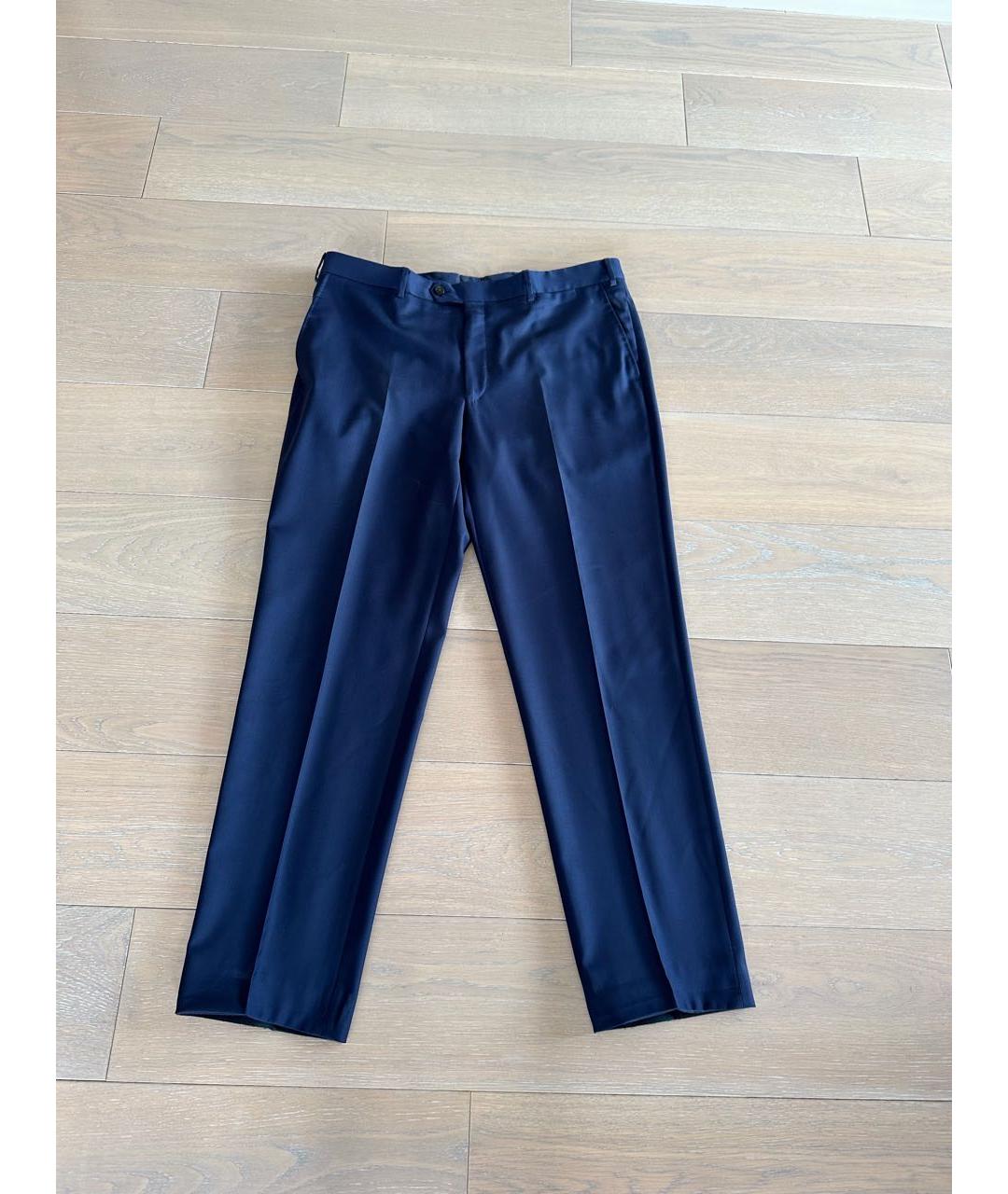PAL ZILERI Синие классические брюки, фото 4