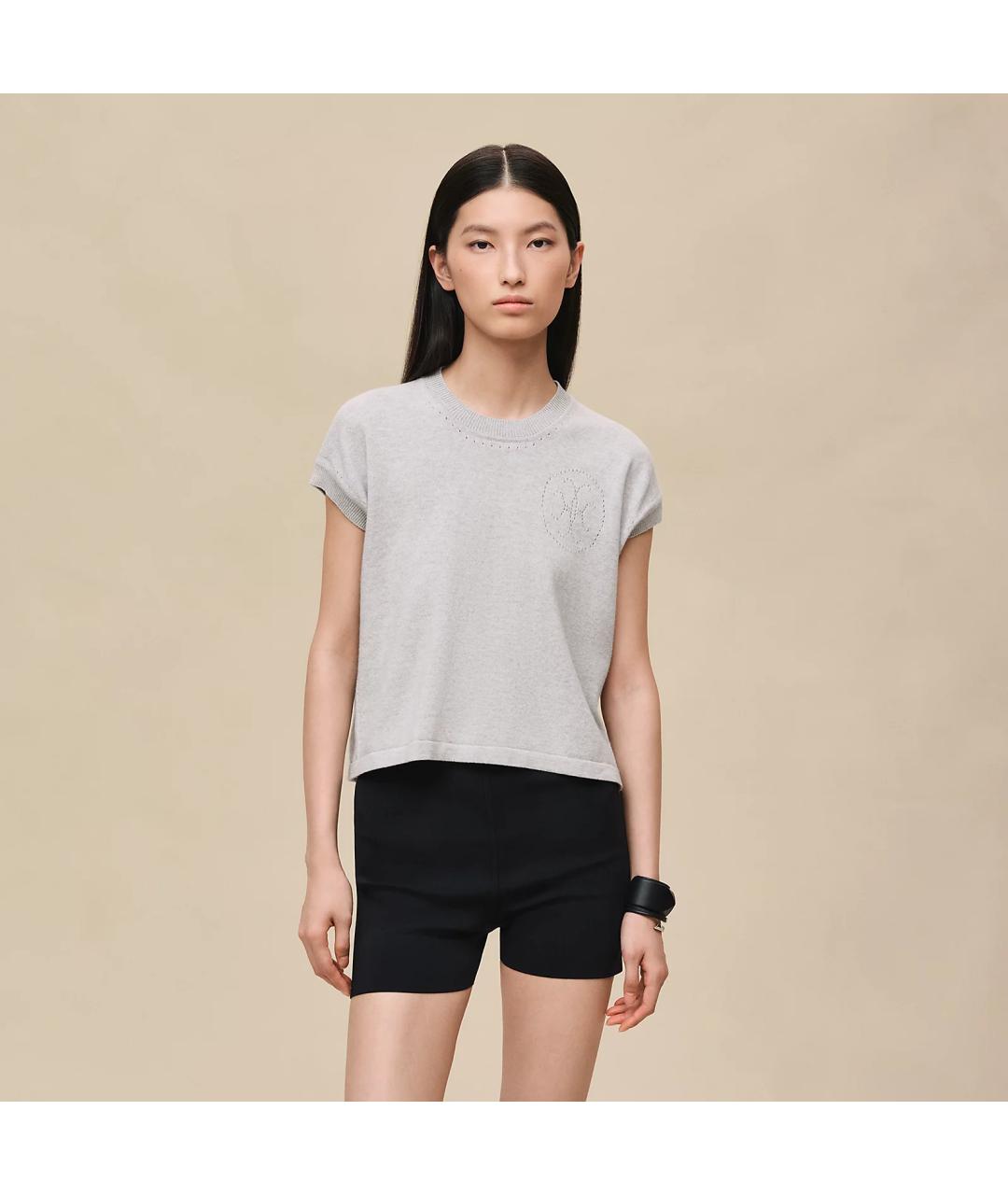 HERMES Серый кашемировый джемпер / свитер, фото 6