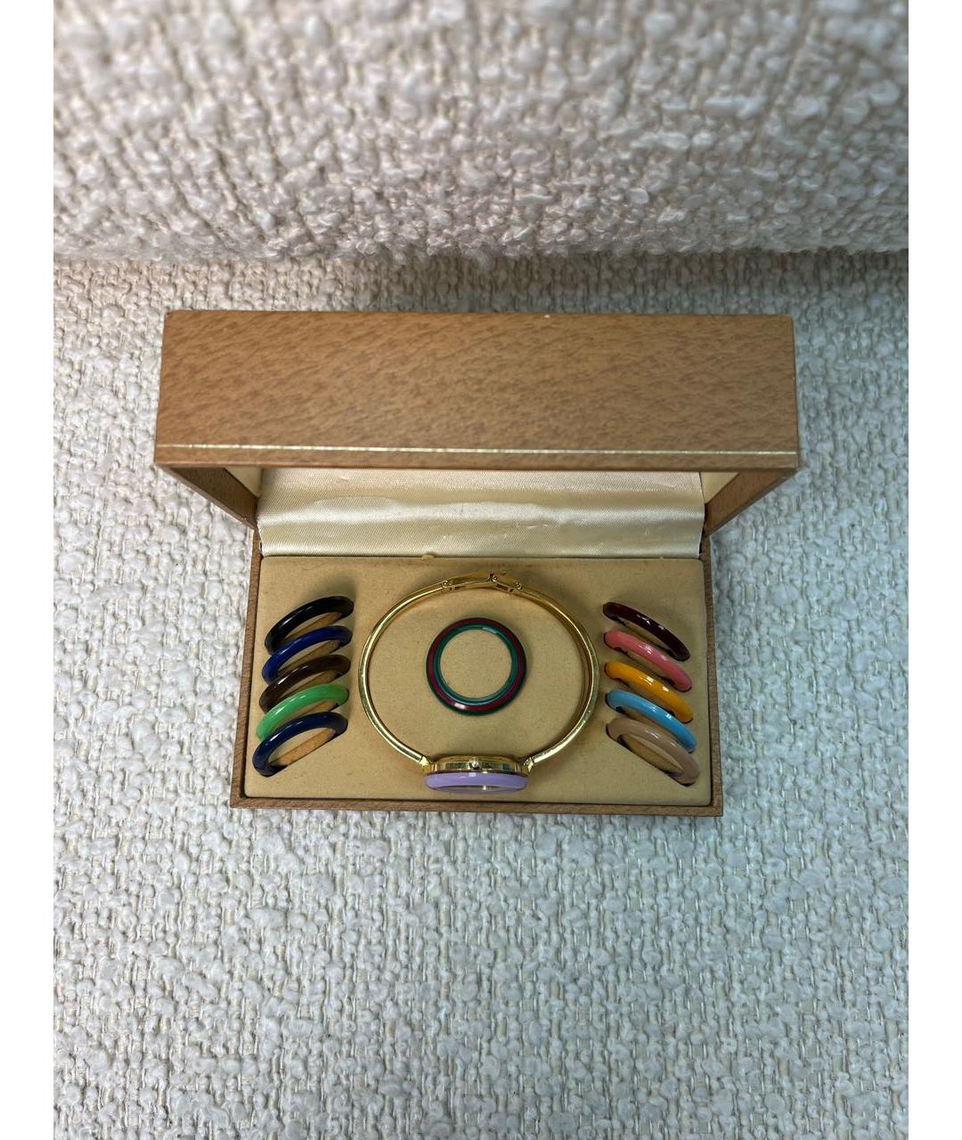 GUCCI Золотые позолоченные часы, фото 5