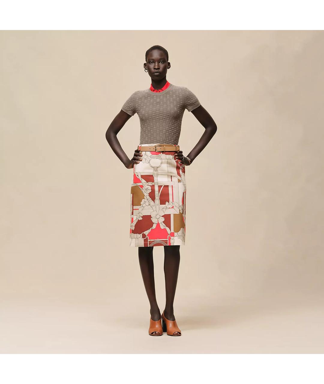 HERMES Коричневый шерстяной джемпер / свитер, фото 2