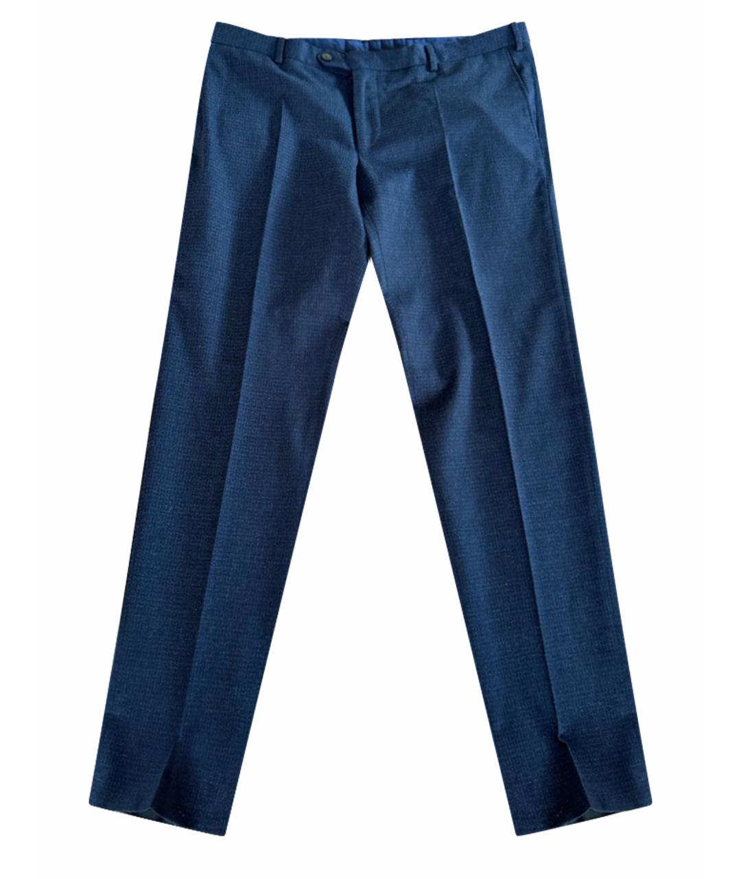 PAL ZILERI Синие классические брюки, фото 1