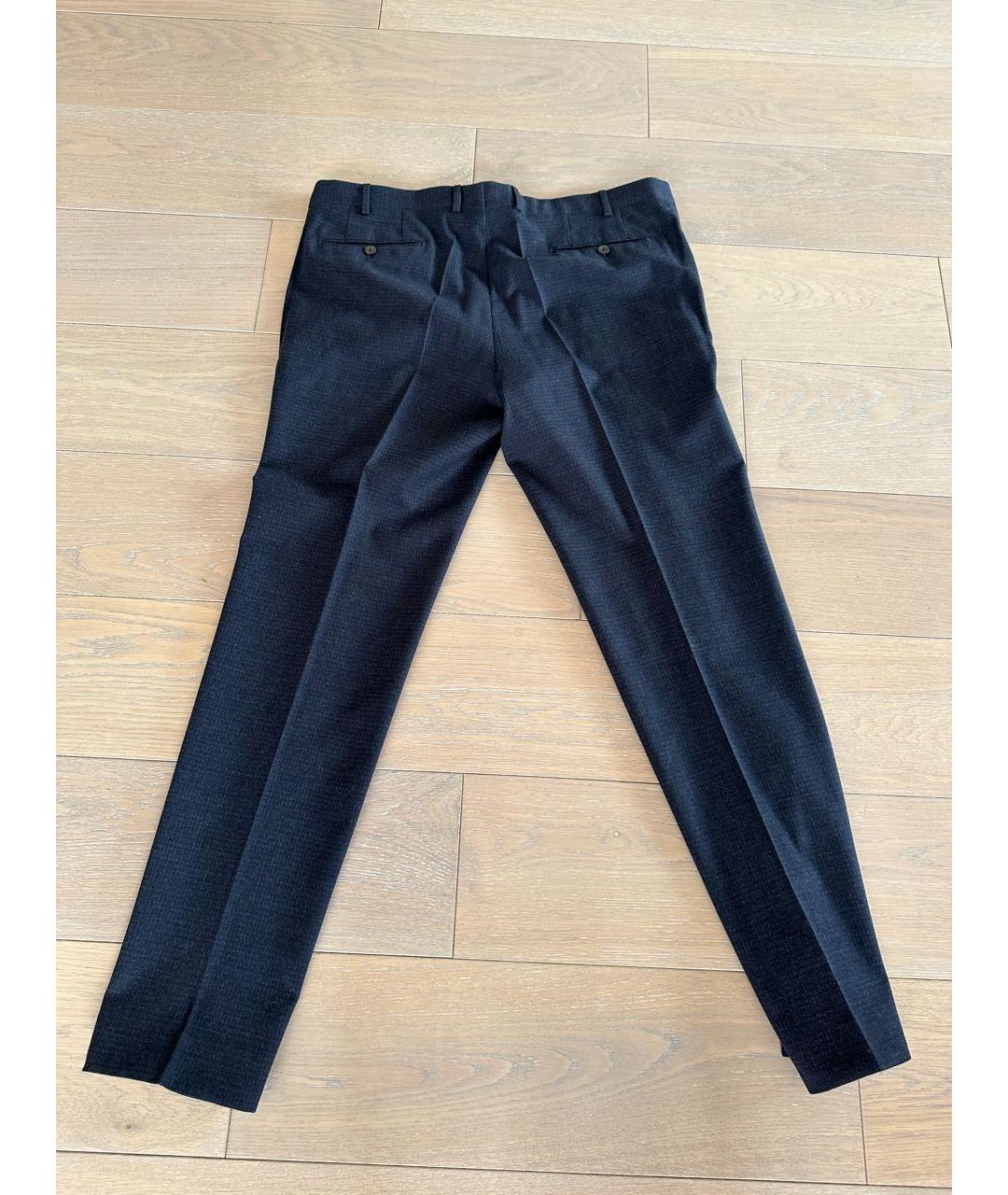 PAL ZILERI Синие классические брюки, фото 2