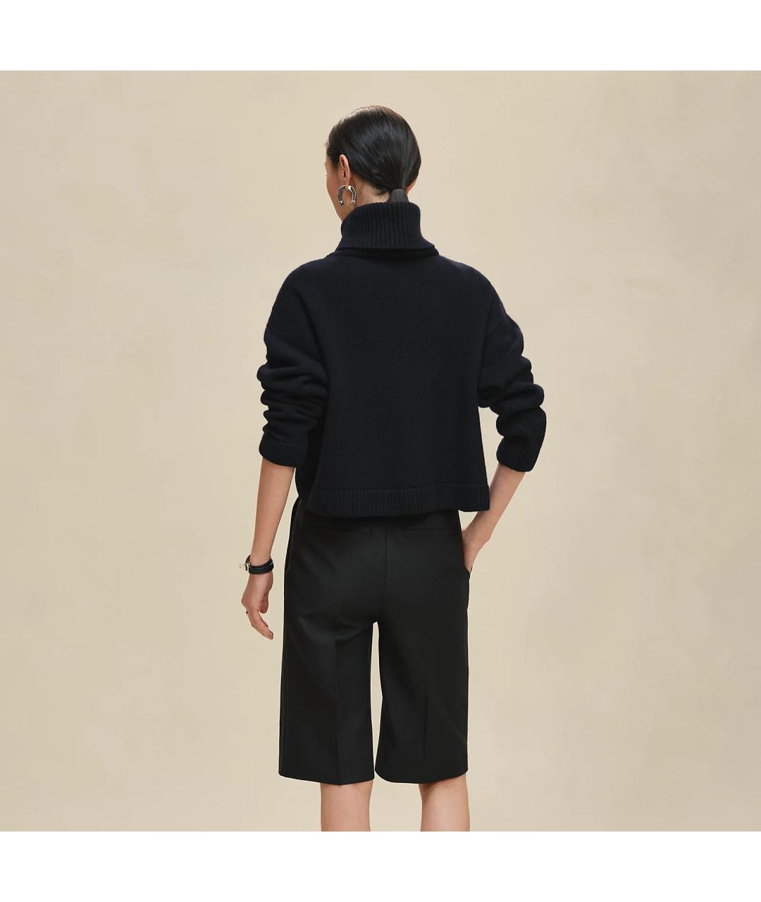 HERMES Черный кашемировый джемпер / свитер, фото 4