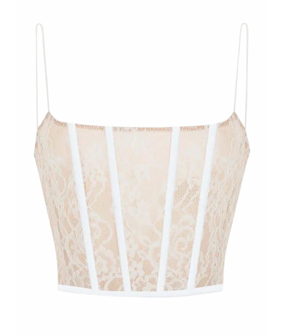 ROZIECORSETS Белый кружевной корсет, фото 1
