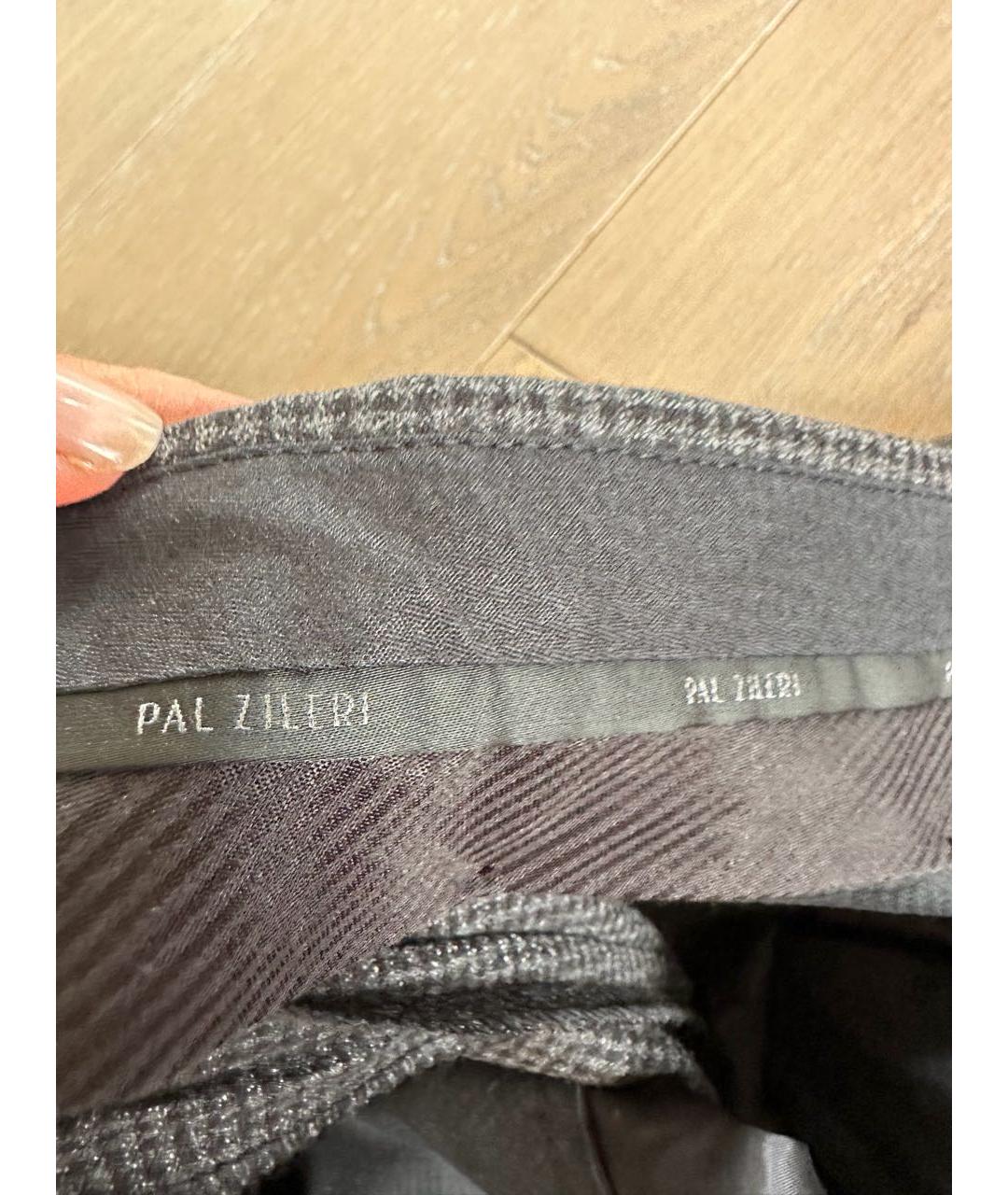 PAL ZILERI Серые классические брюки, фото 4