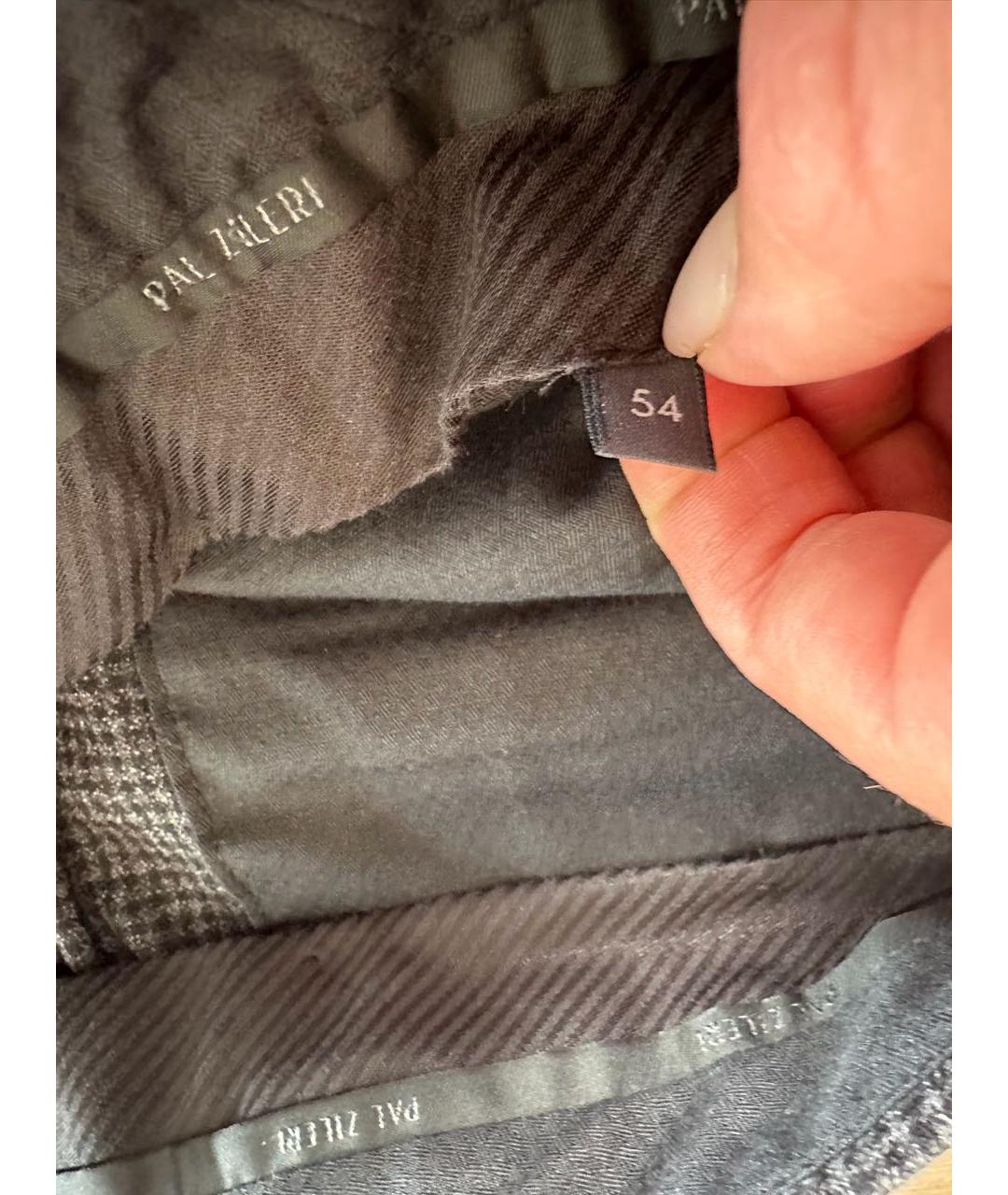 PAL ZILERI Серые классические брюки, фото 3