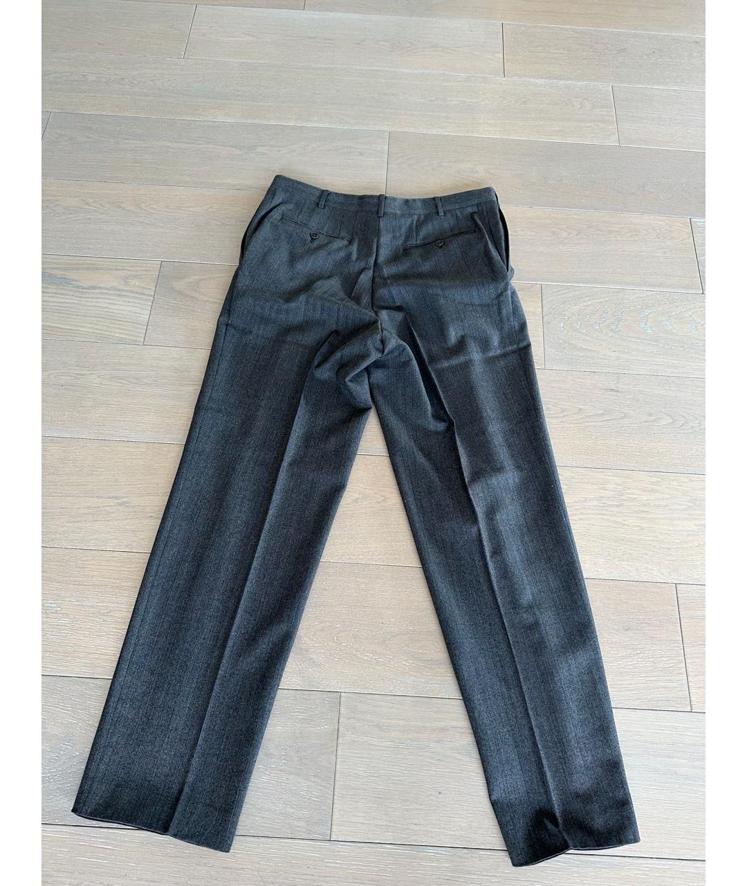 CANALI Серые классические брюки, фото 2