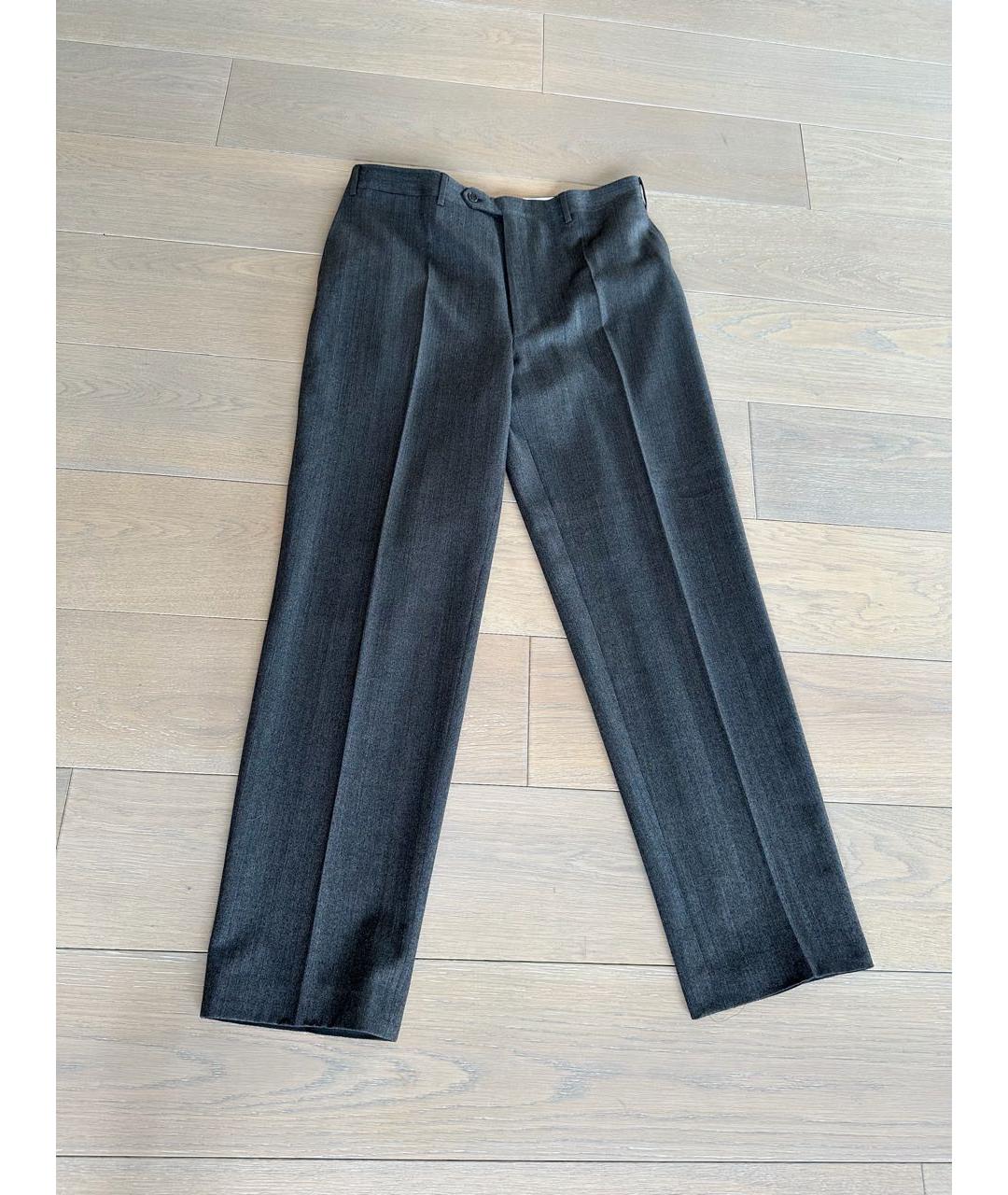 CANALI Серые классические брюки, фото 5