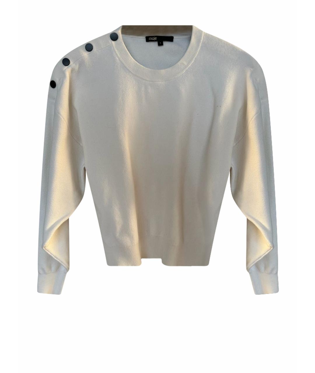 MAJE Белый джемпер / свитер, фото 1