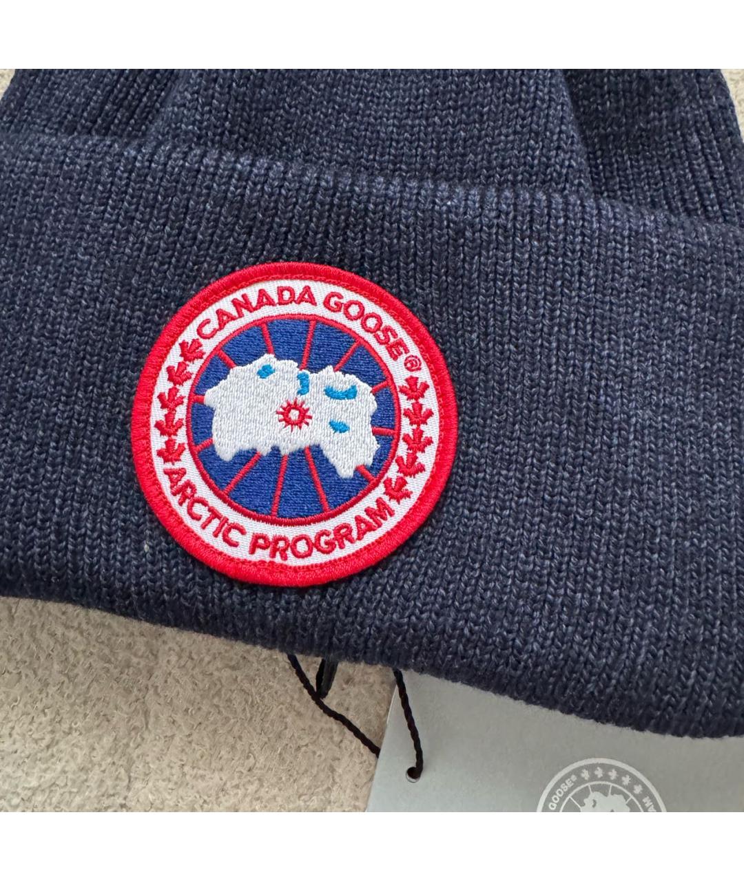 BALENCIAGA Темно-синяя шерстяная шапка, фото 8