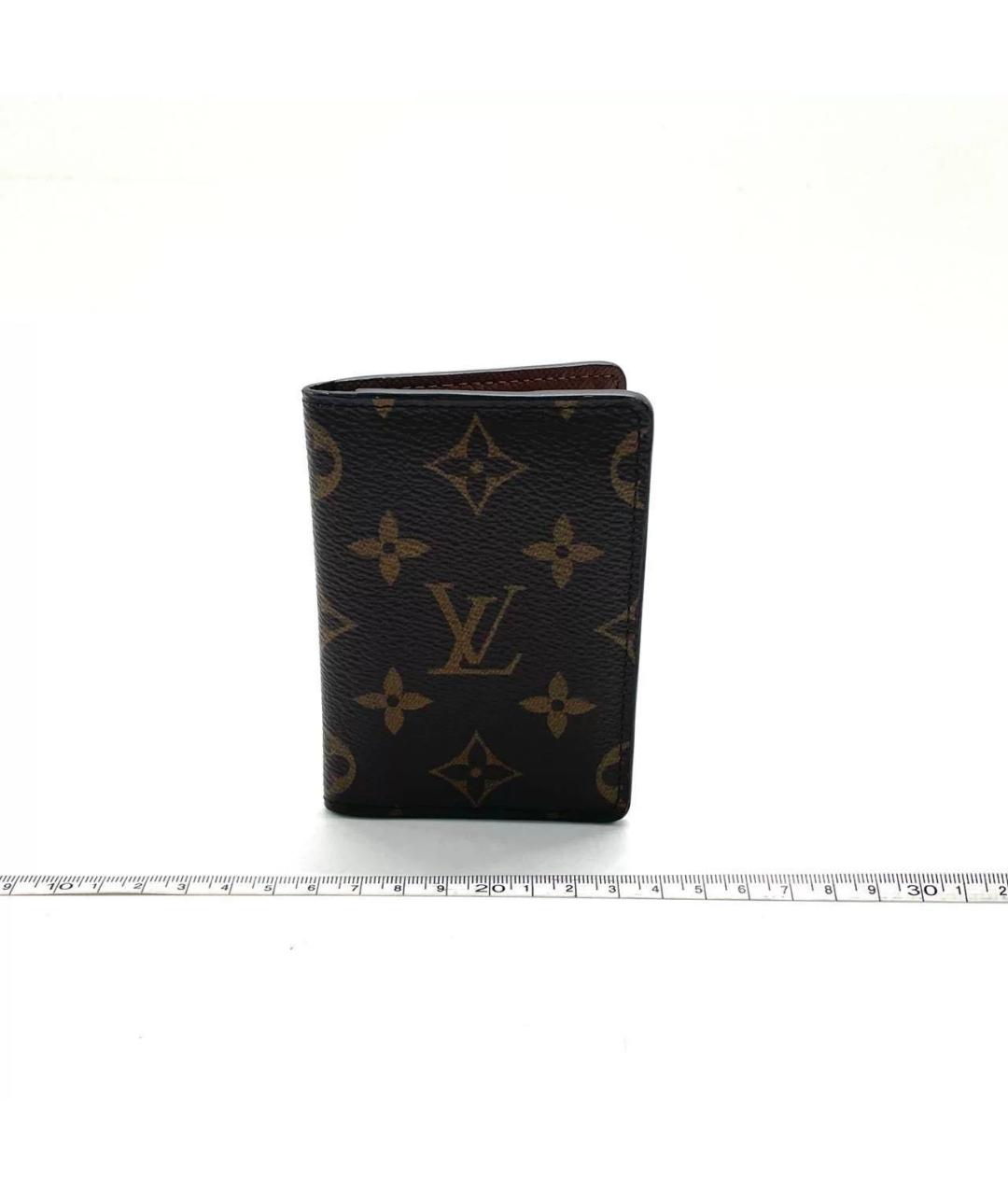 LOUIS VUITTON Коричневый кошелек, фото 5