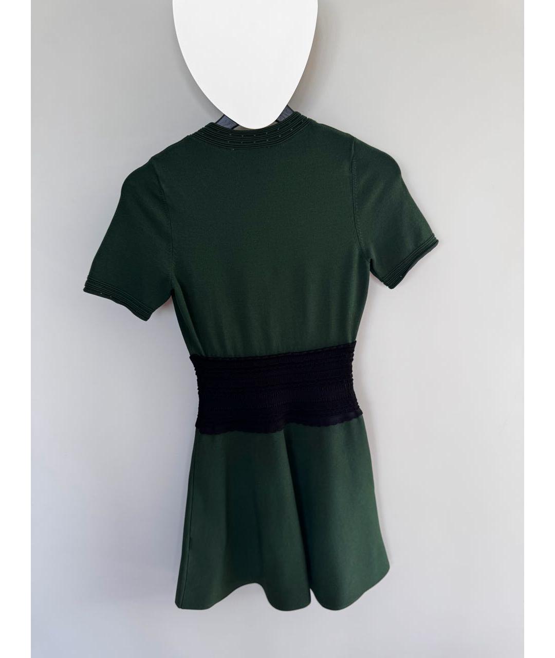 SANDRO Зеленые коктейльное платье, фото 2