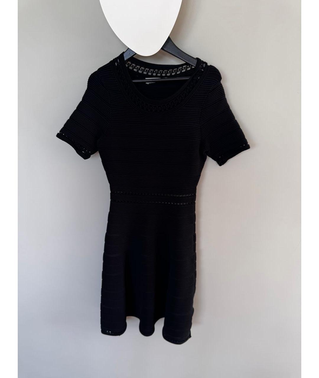SANDRO Черное коктейльное платье, фото 5