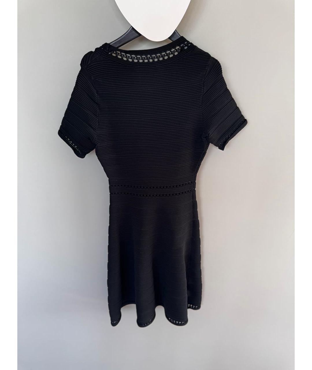 SANDRO Черное коктейльное платье, фото 2