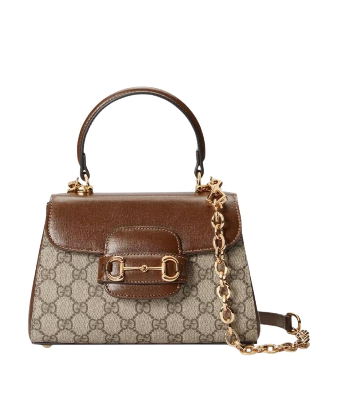 GUCCI Коричневая сумка через плечо, фото 1