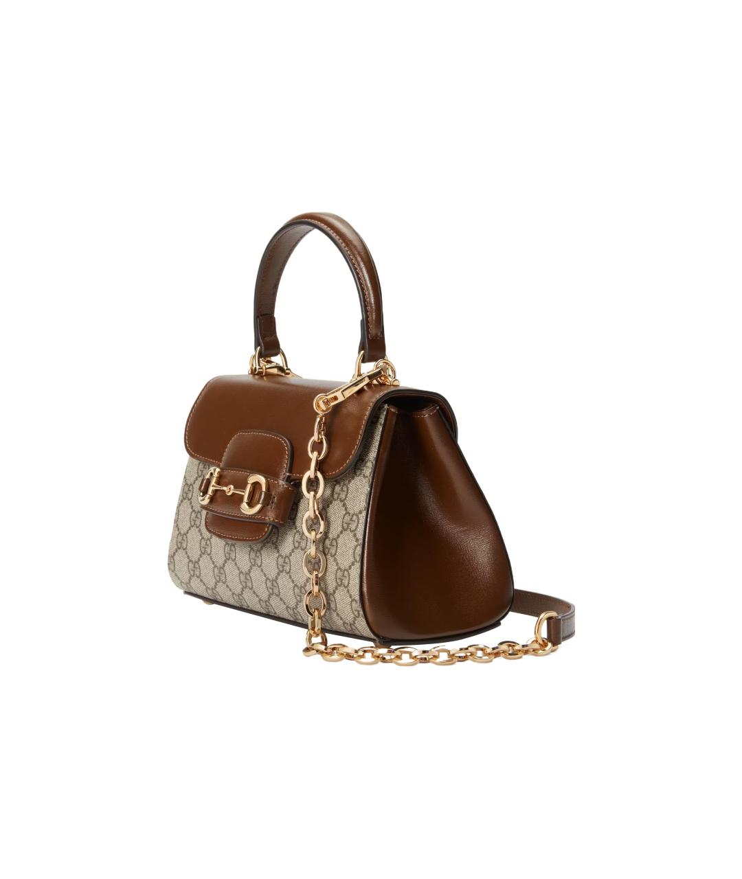 GUCCI Коричневая сумка через плечо, фото 3