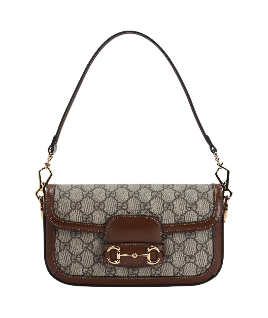 GUCCI Коричневая сумка через плечо, фото 1