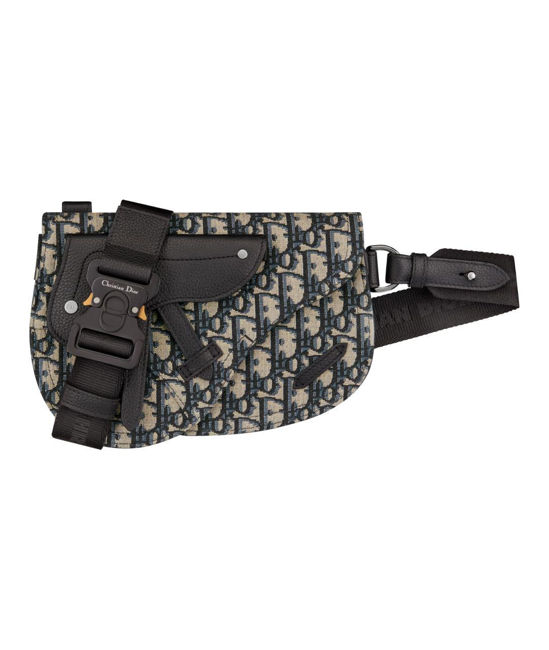 CHRISTIAN DIOR Темно-синяя сумка на плечо, фото 1