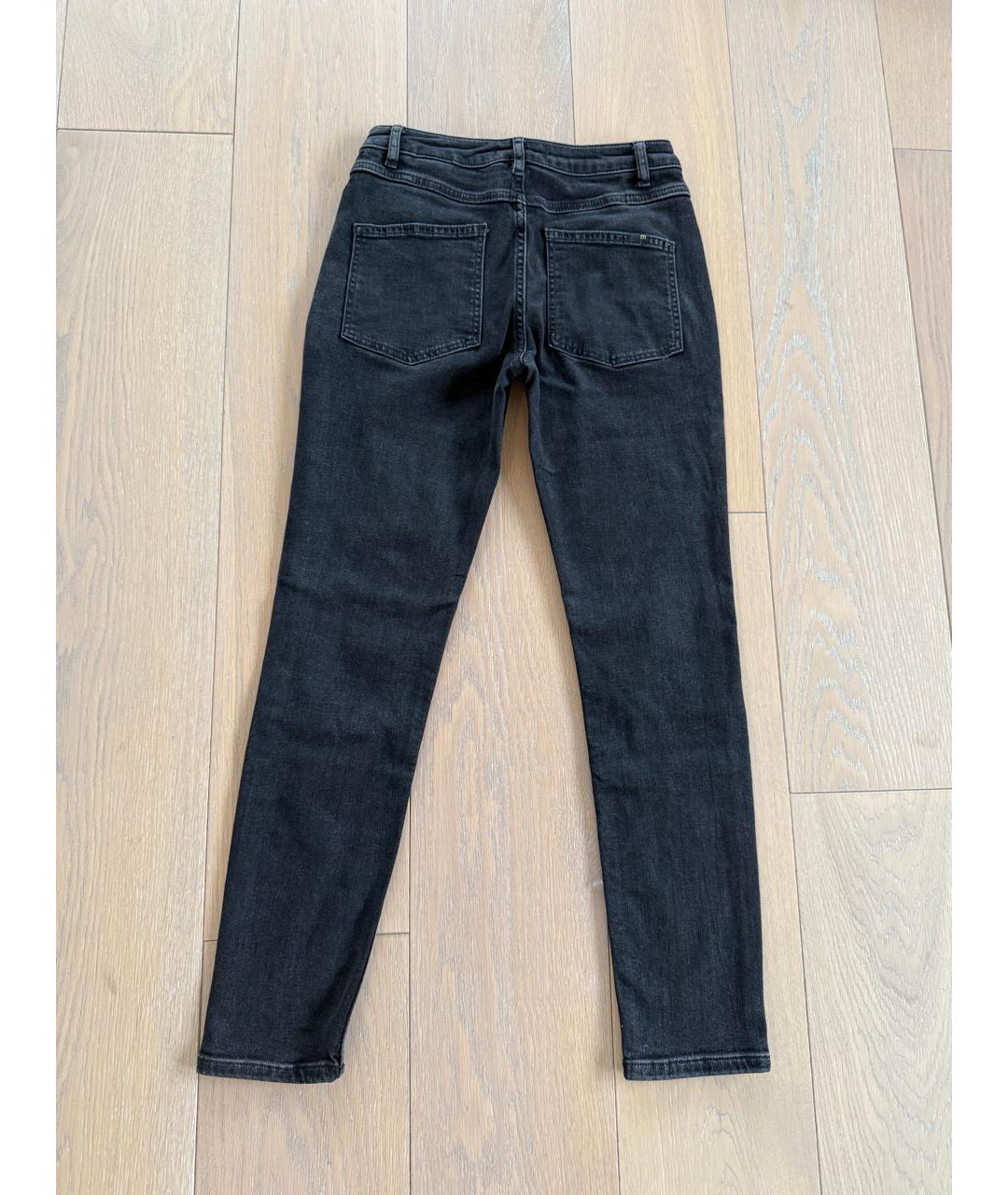 MAJE Черные джинсы слим, фото 2