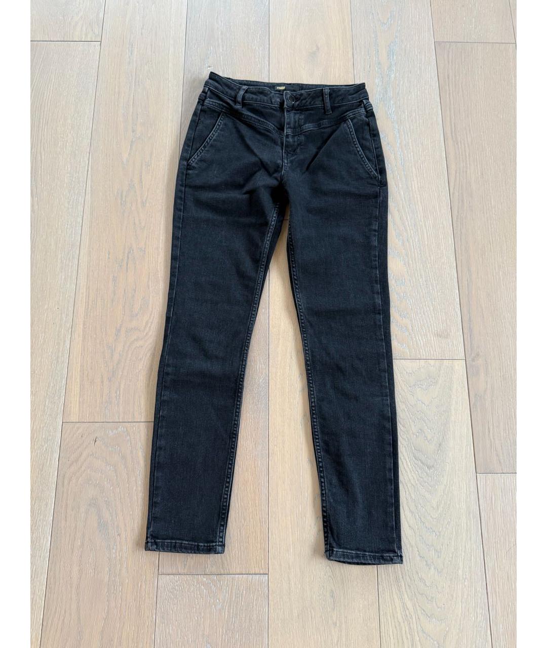 MAJE Черные джинсы слим, фото 4