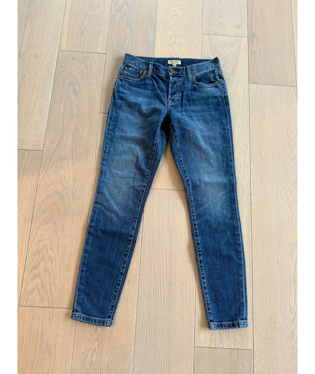 BURBERRY Синие джинсы слим, фото 4