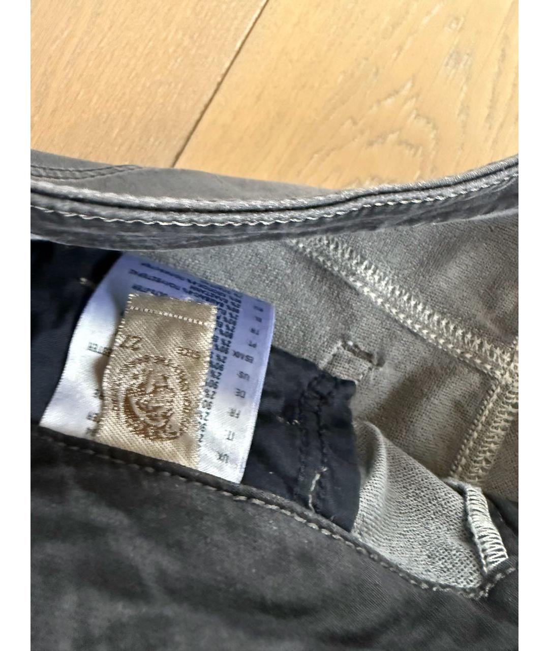 DIESEL Серые джинсы слим, фото 3