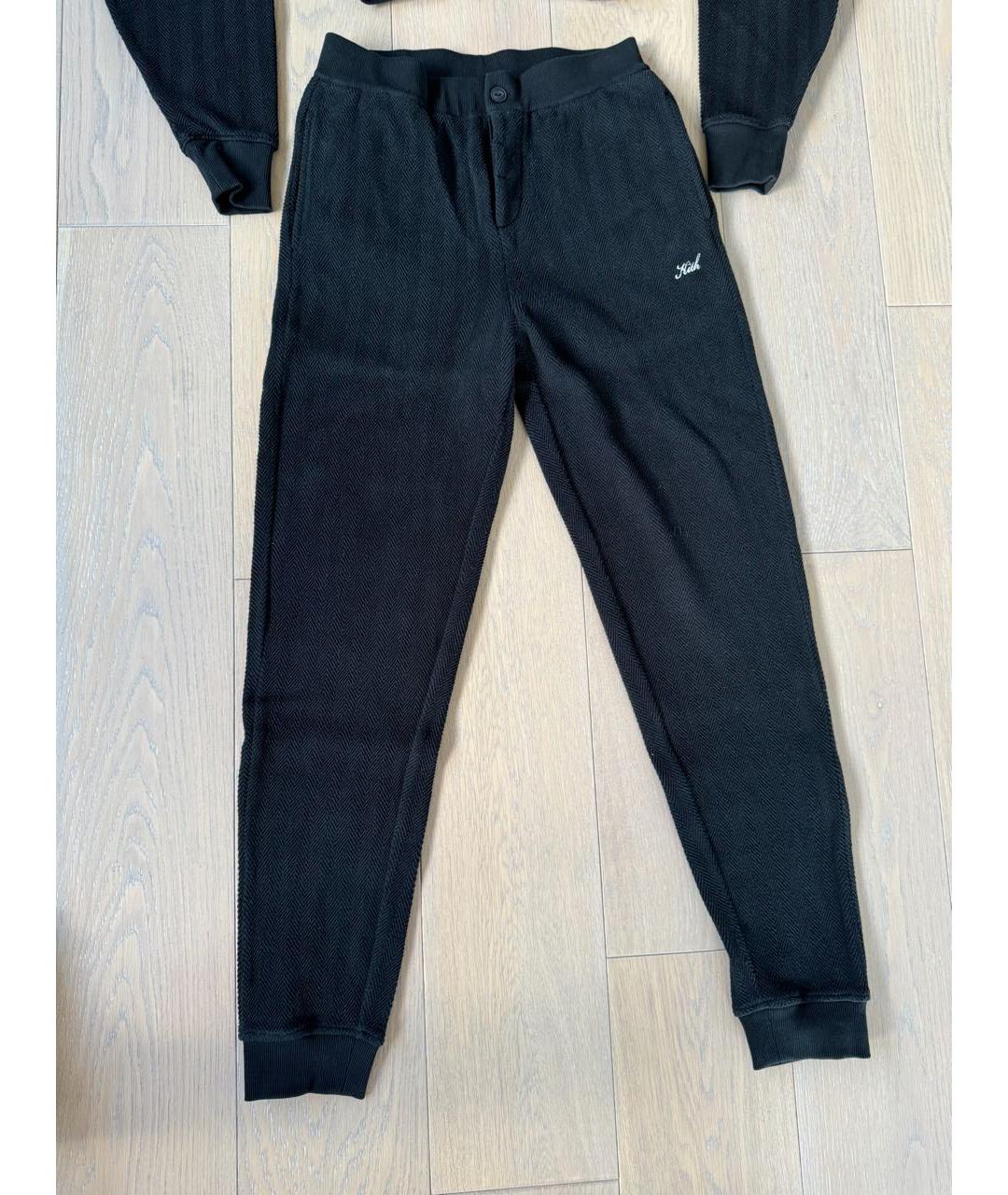 KITH Черный велюровый спортивные костюмы, фото 4