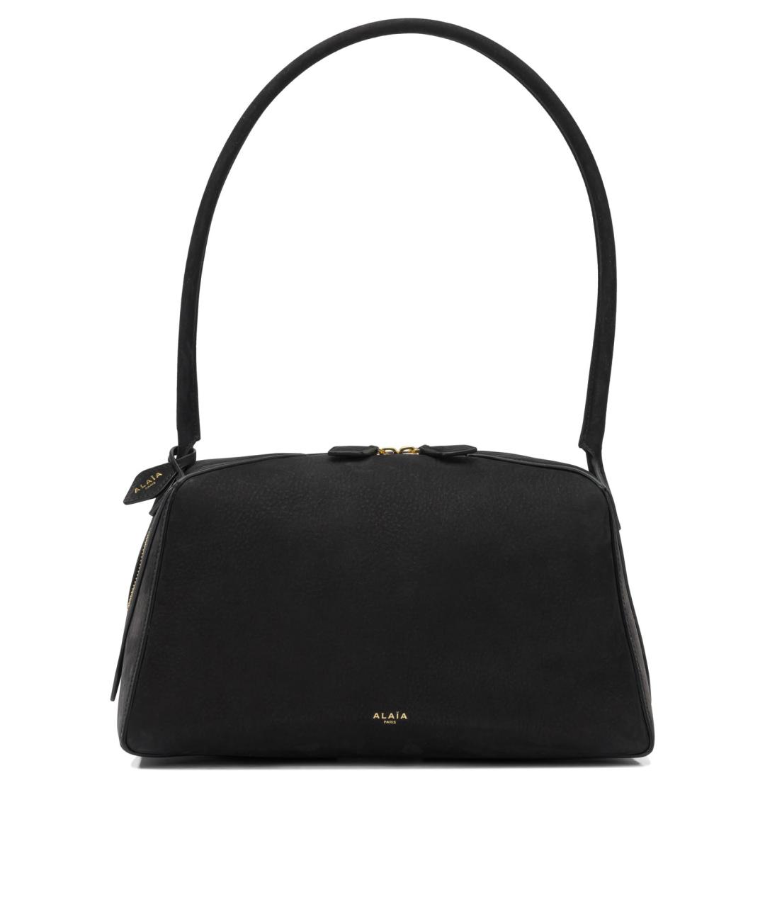 ALAIA Черная кожаная сумка через плечо, фото 1