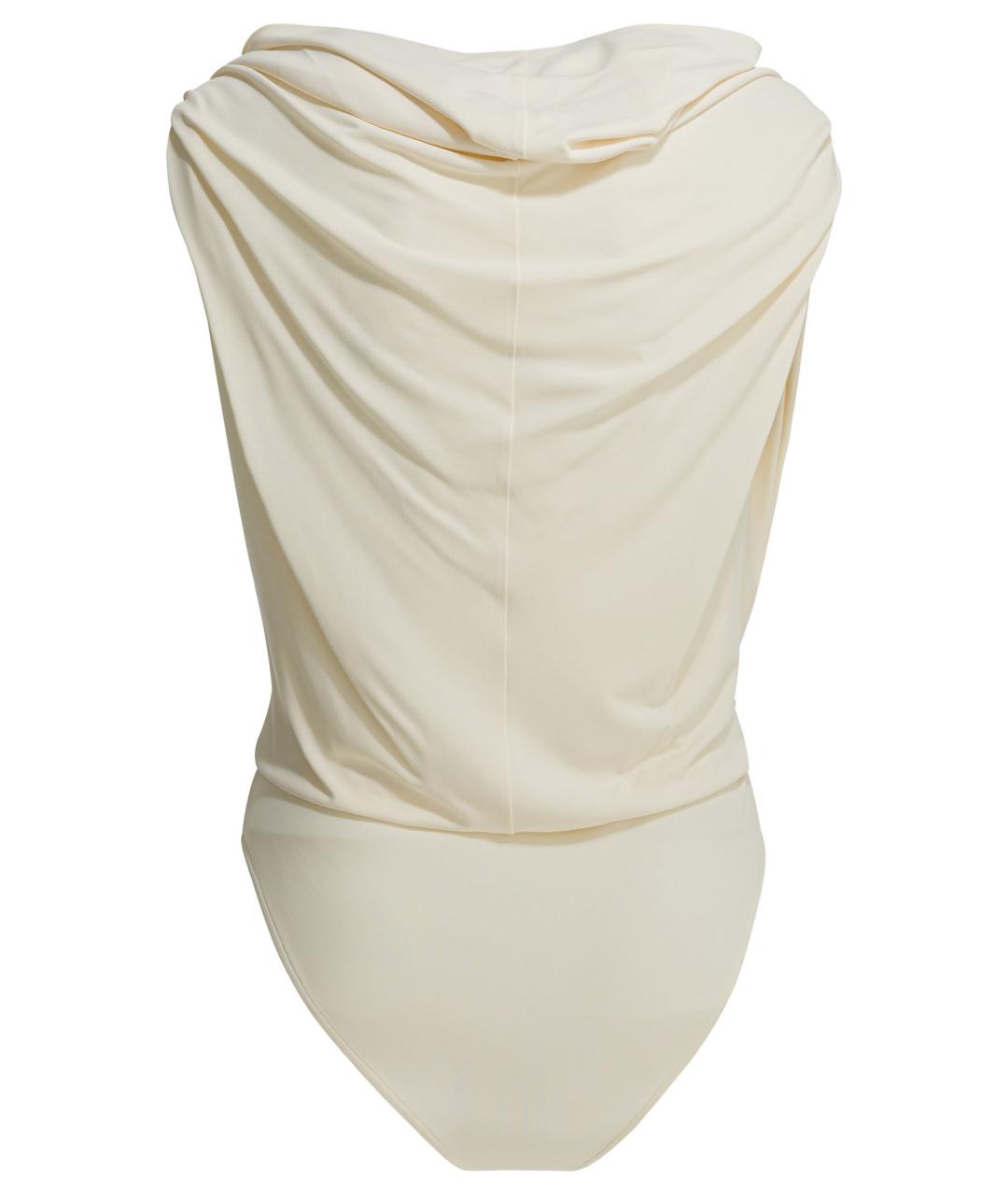 ALAIA Белая вискозная блузы, фото 2