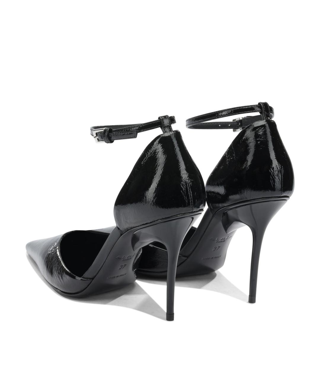 ALAIA Черные кожаные туфли, фото 4