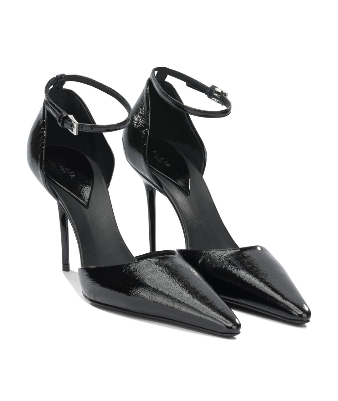 ALAIA Черные кожаные туфли, фото 2