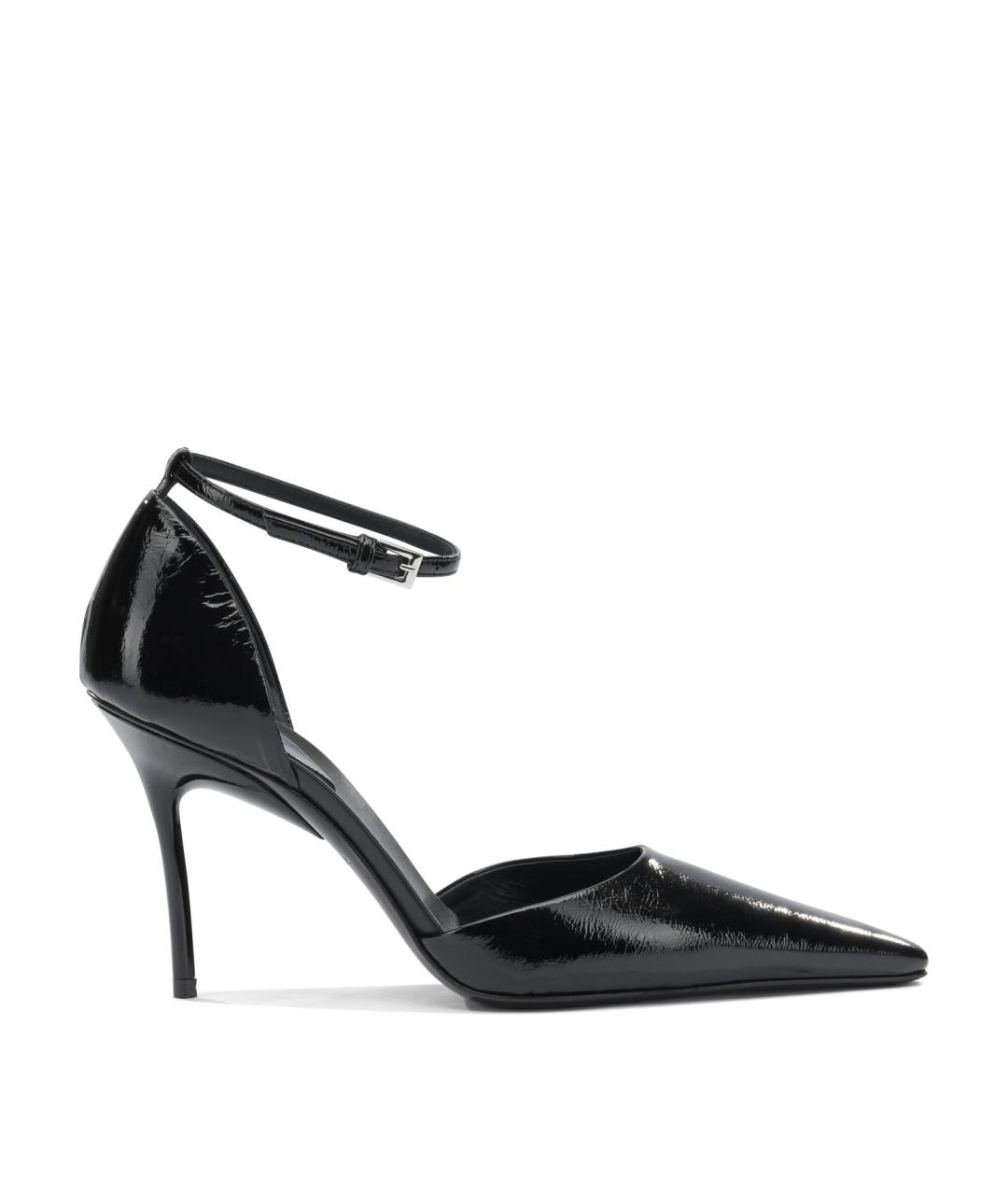 ALAIA Черные кожаные туфли, фото 1