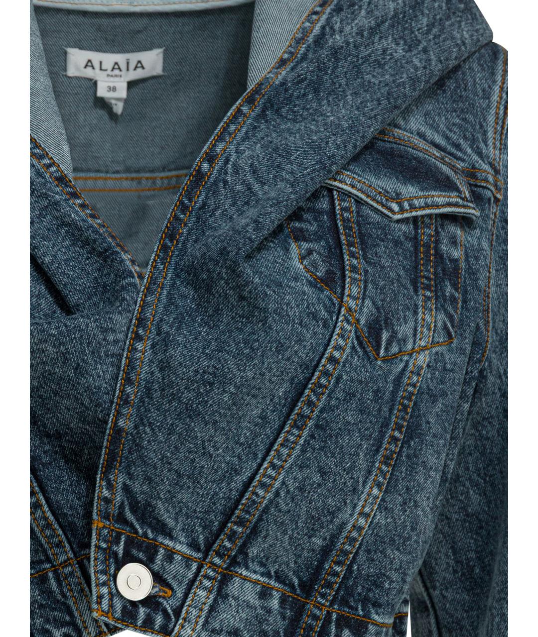 ALAIA Голубая деним куртка, фото 3