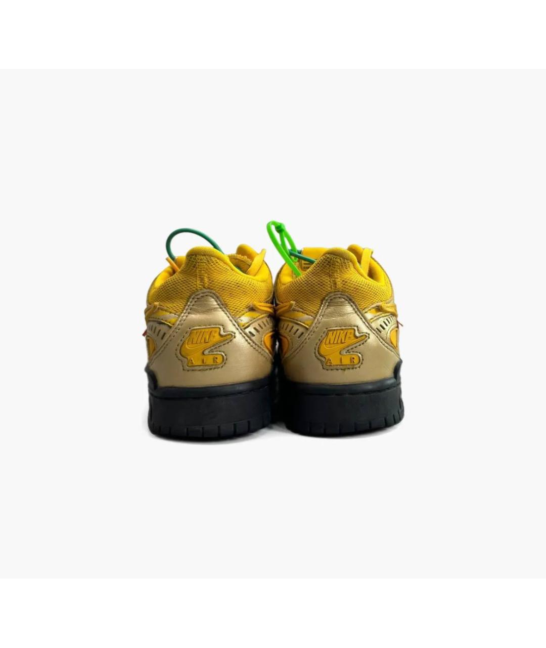 NIKE X OFF-WHITE Желтые низкие кроссовки / кеды, фото 5